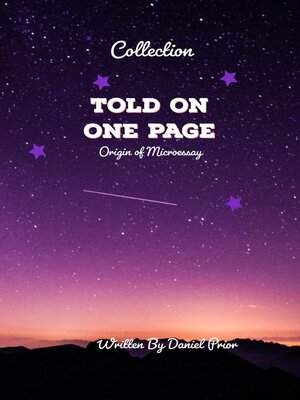 cover image of Told on One Page